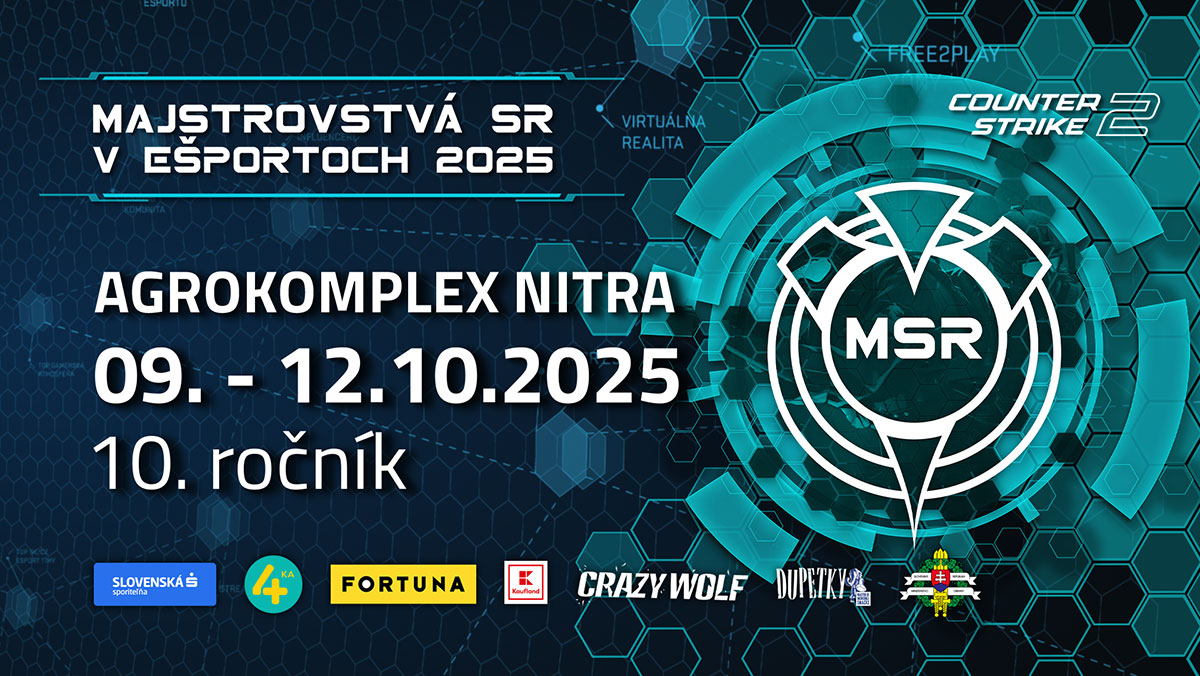 Desiaty ročník Majstrovstiev SR v elektronických športoch prichádza! Zaži ešportové podujatie spoločne s Autosalón Autoshow